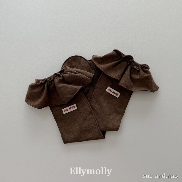 取寄：ELLYMOLLY　エッジフリルソックス※送料無料