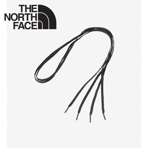 THE NORTH FACE TNF ザノースフェイス ラン シュー レース ユニセックス シューレース 靴ひも ランニングシューズ用 解けにくい 緩みにくい スポーツ アクセサリー NN82550 TNFブラック