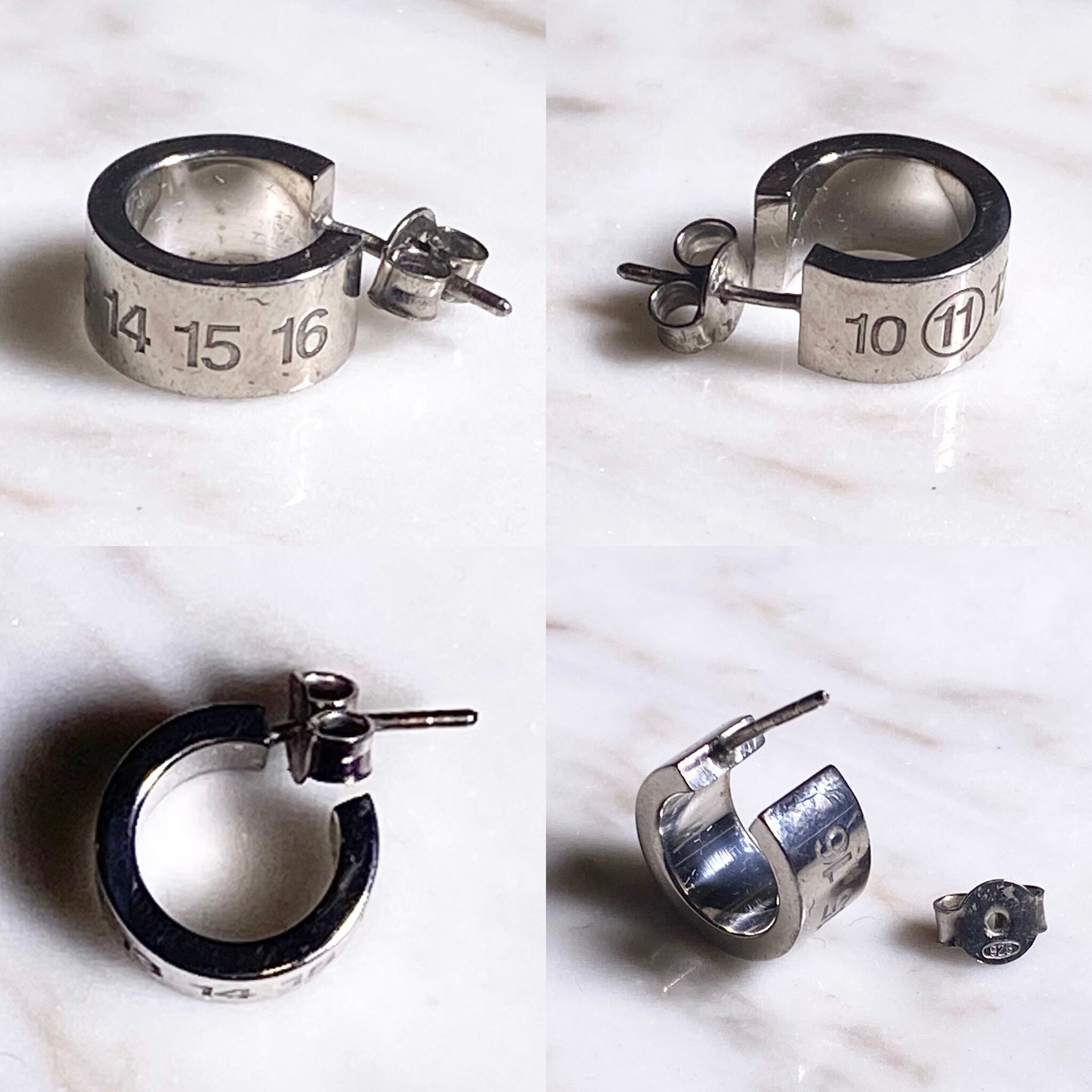 【のでぃ】Maison Margiela メゾンマルジェラ　シングルピアス MAISON MARGIELA silver numbering single pierce | NOIR ONLINE