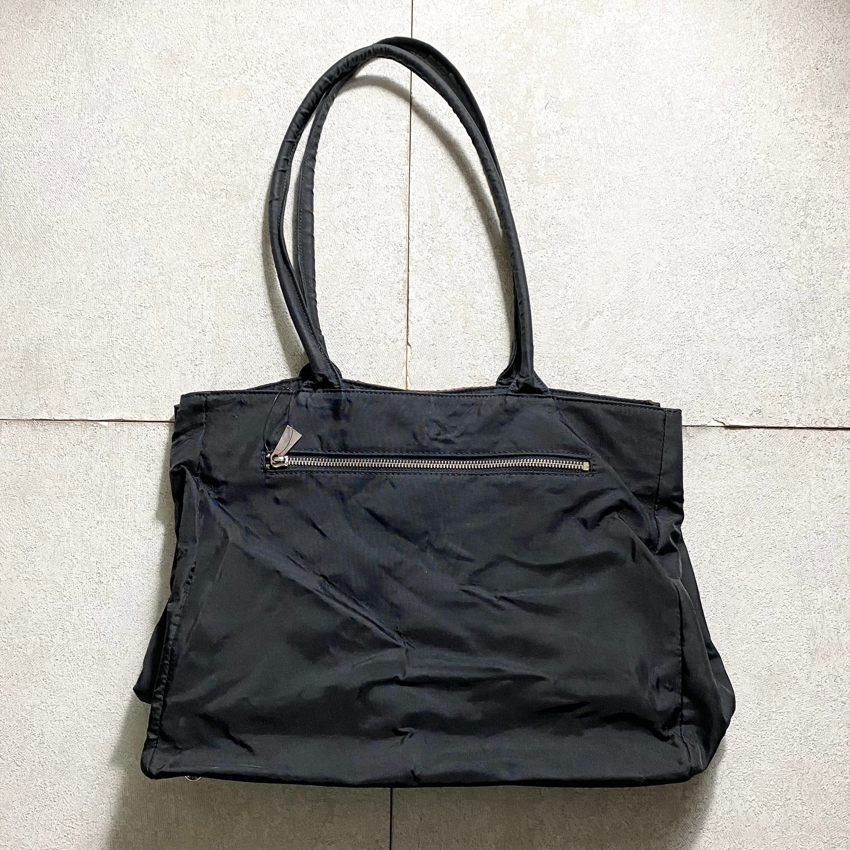 バッグ Jean Paul Gaultier tote bag PVC Black vintage JEAN PAUL GAULTIER logo line tote bag | NOIR ONLINE