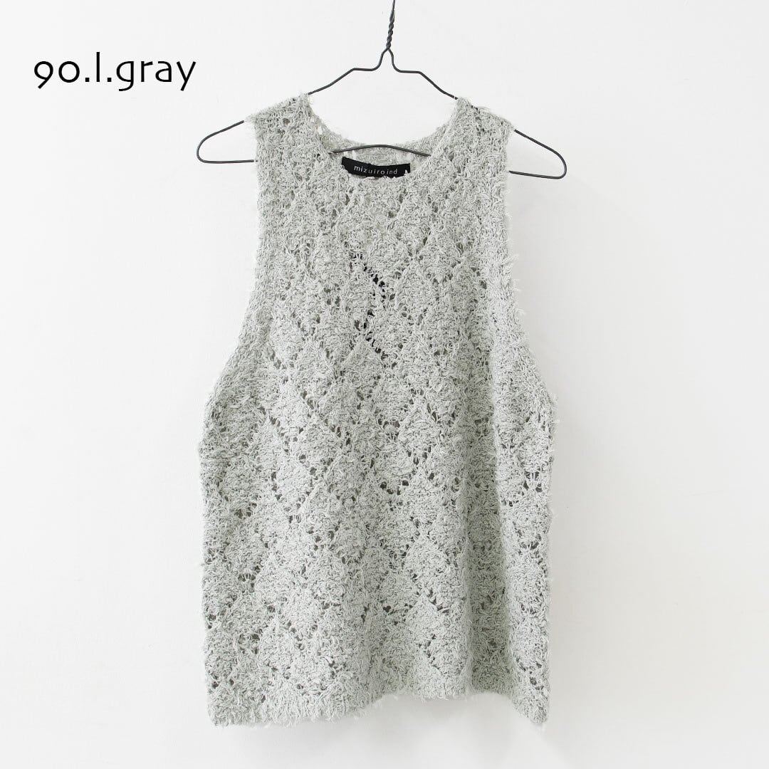mizuiro ind [ミズイロ インド] patterned vest [1-220069] パターン