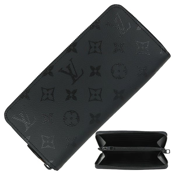 New LOUIS VUITTON ルイヴィトン 長財布 ジッピーウォレット・ホリゾンタル モノグラム・ミッドナイト ノワール M28048 ラウンドファスナー メンズ 新品