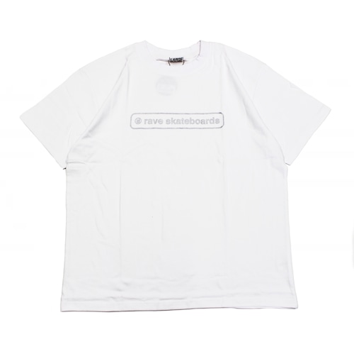 RAVE CORE LOGO TEE WHITE