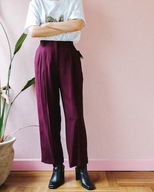 dead stock burgundy pants