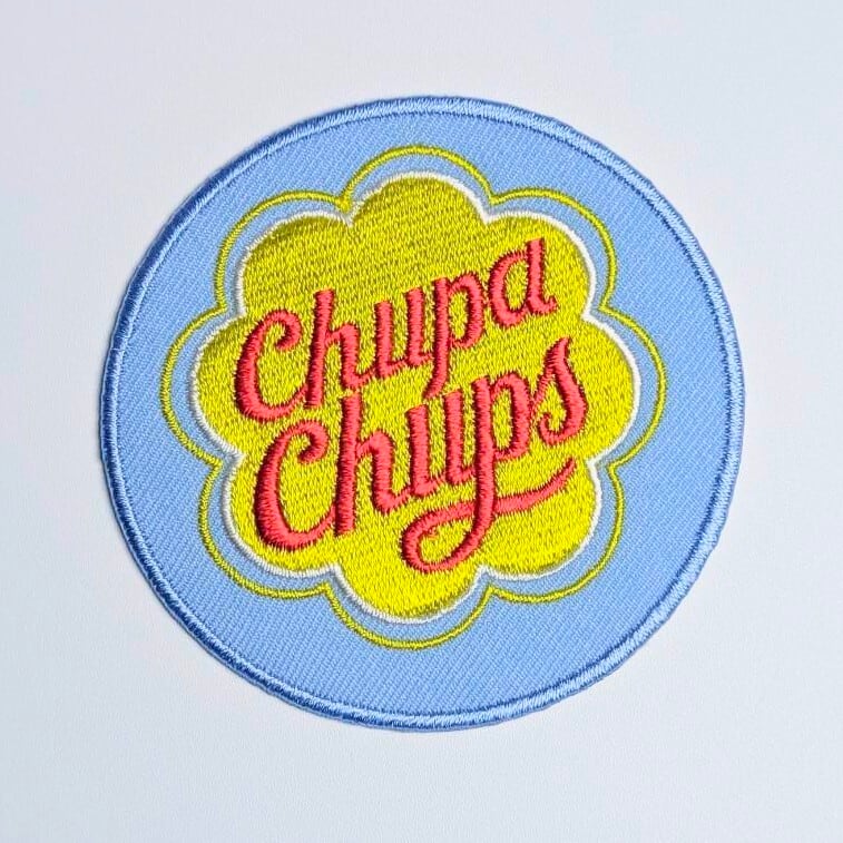 送料無料! ★刺繍アイロンワッペン★【 chupa chups ( チュッパチャプス ) 】 〚アメリカン雑貨 アメトイ〛