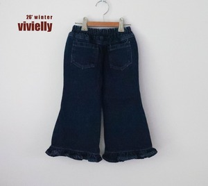 vivielly［取寄］jane frill denim pants 26winter