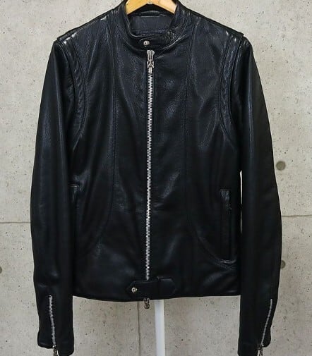 CHROME HEARTS クロムハーツ ニューレーサー シングルライダース ジャケット