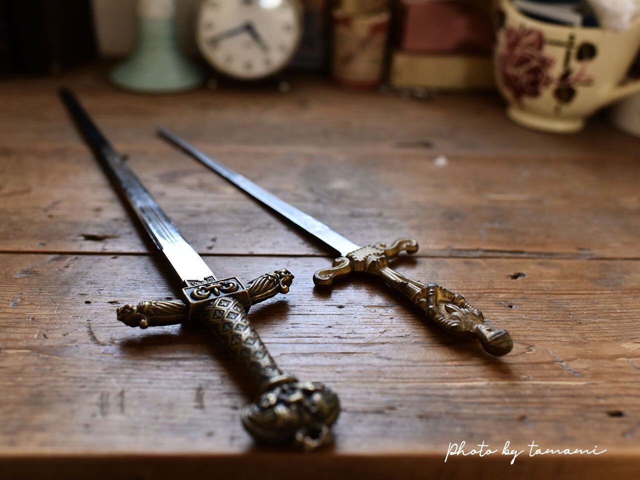 剣を型どった素敵なペーパーナイフ(大) フレンチアンティーク