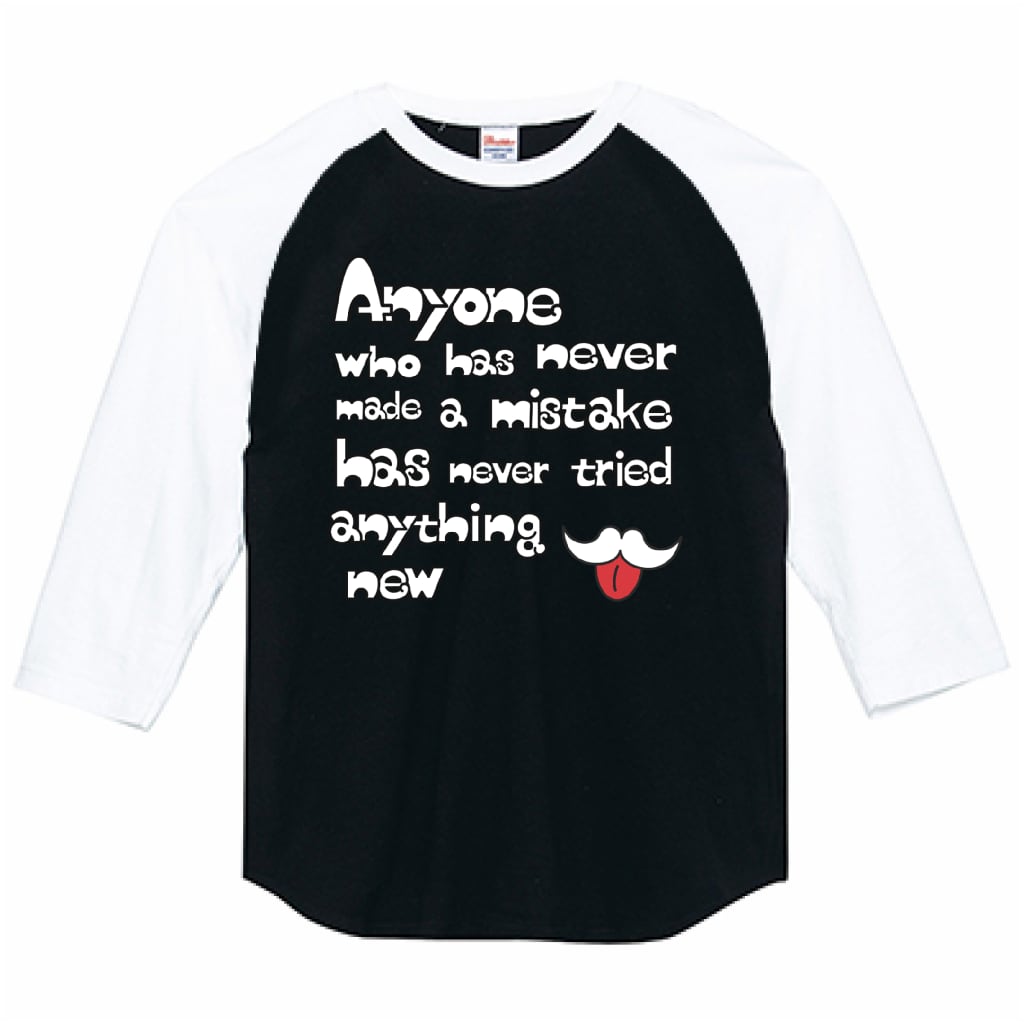 DHD(C)020【ラグランスリーブ（ブラック）　アインシュタインⅠ】