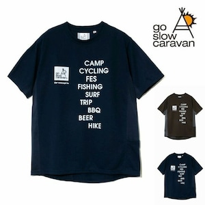 goslowcaravan Drymix アクティビTee（ネイビー）