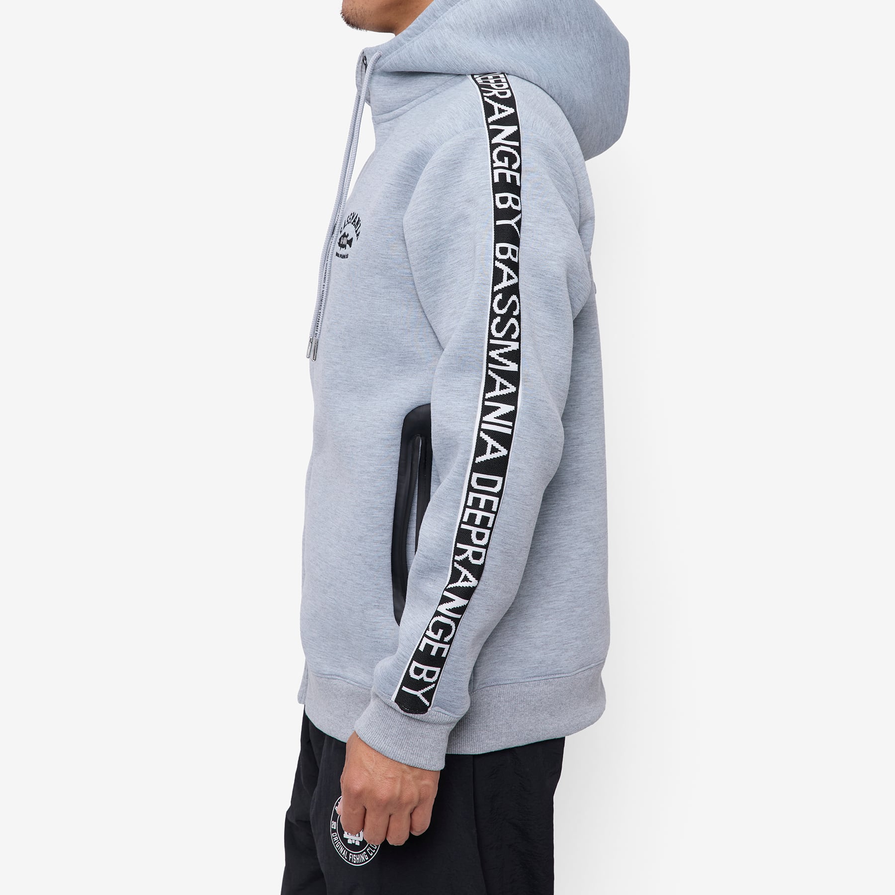 BASSMANIA エンボス ロゴ スポンジ ボンディング ジップ【XXL】 Emboss Logo Sponge Bonding Zip ［GRY］［LIMITED］ | bassmania.jp