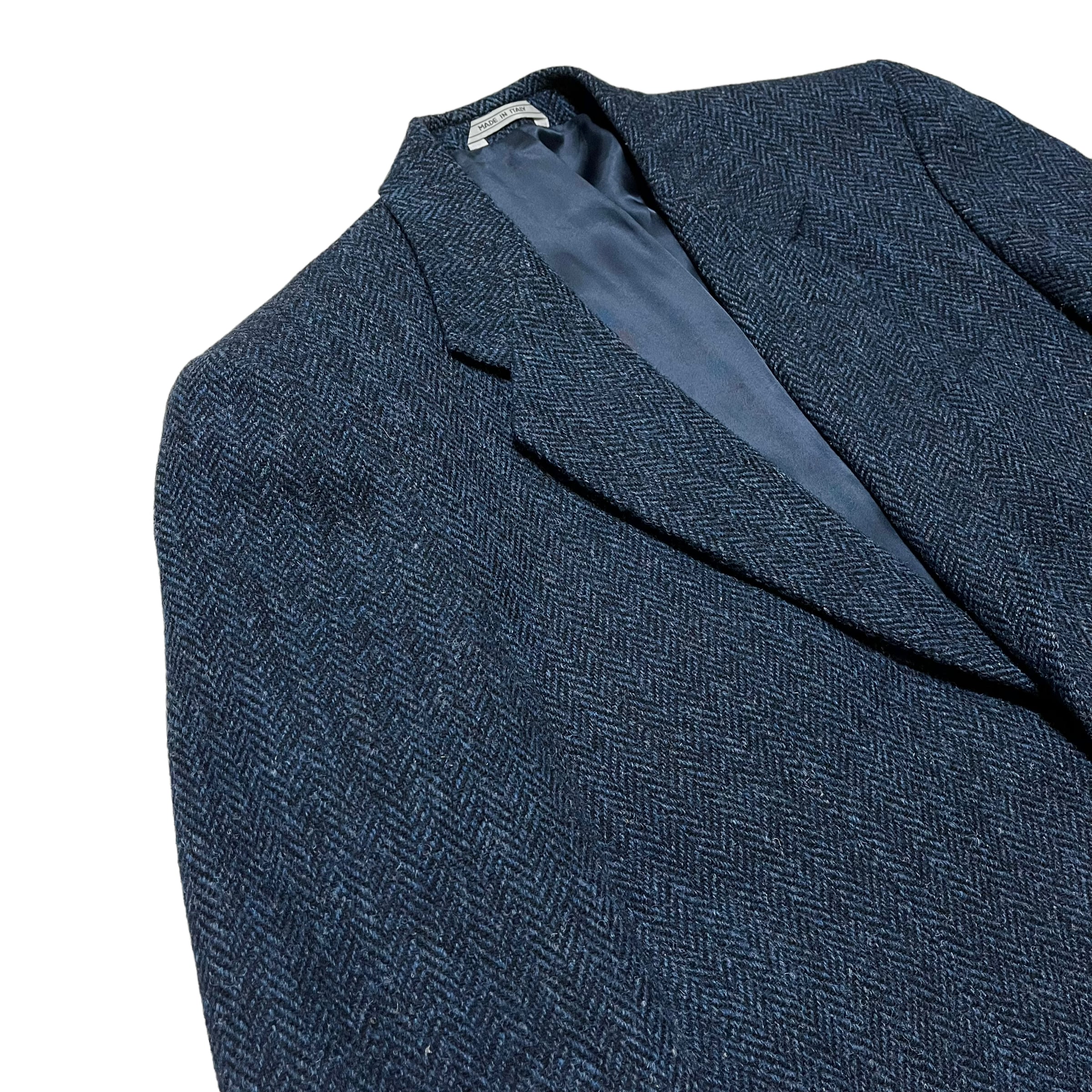 Harris Tweed】ハリスツイード ヘリンボーンツイードジャケット MADE