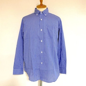 Micro Check BD Shirts　Blue