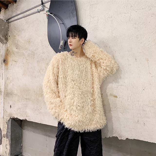 殺人者 ローブ 共和国 モコモコ ニット メンズ Fiftyone Jp