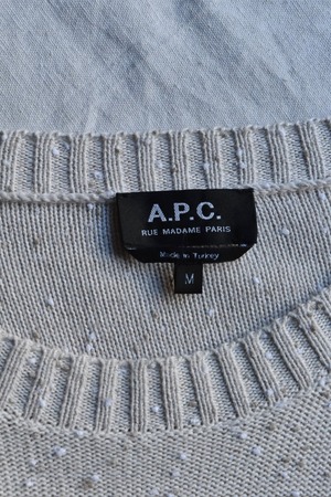 A.P.C. designed hairball knit