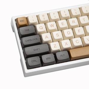 【数量限り】XDAプロファイルPBTキーキャップ60％、123キーカスタムゲーミングキーキャップANSI USおよび レイアウト用の昇華型Cherry Gateron MXスイッチメカニカルキーボード (Twilight)