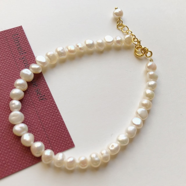 silver925 freshwater pearl bracelet