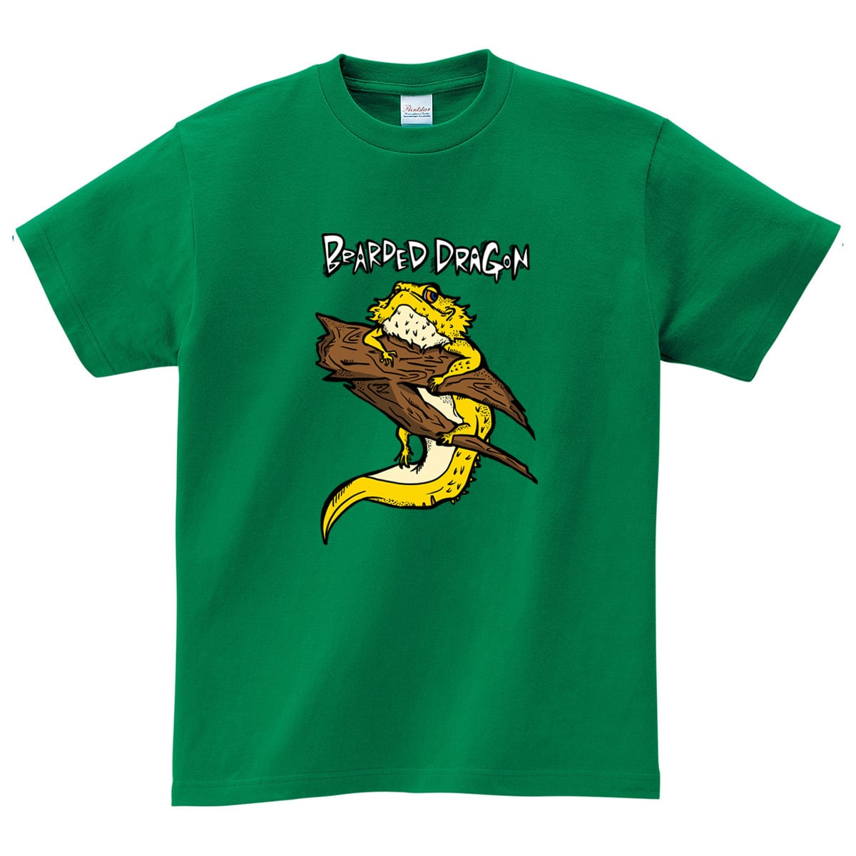 フトアゴヒゲトカゲ イラスト Tシャツ am71 検索）爬虫類 アニマル