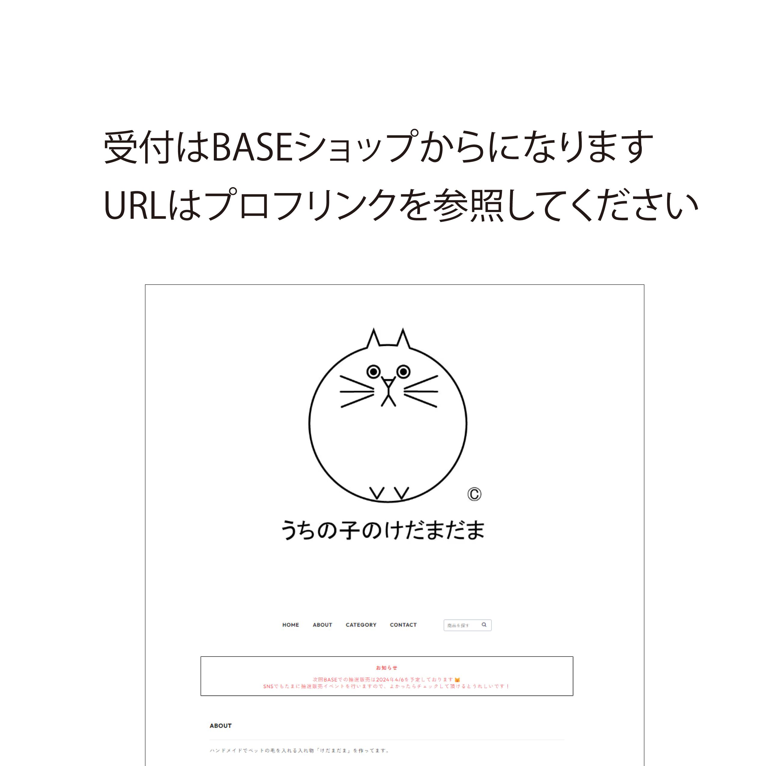 オーダーメイド（うちの子仕様）抽選販売概要について | うちの子のけ 