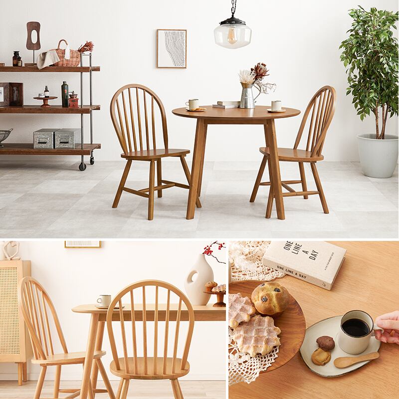 天然木ダイニングチェア 1セット（2点）4色 | kinoki｜センスのいい