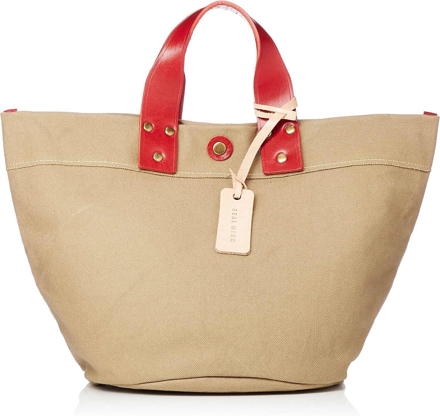 REAL MIND パルケⅡ【日本製】6号パラフィン帆布・ヌメ革付属 バケツ型