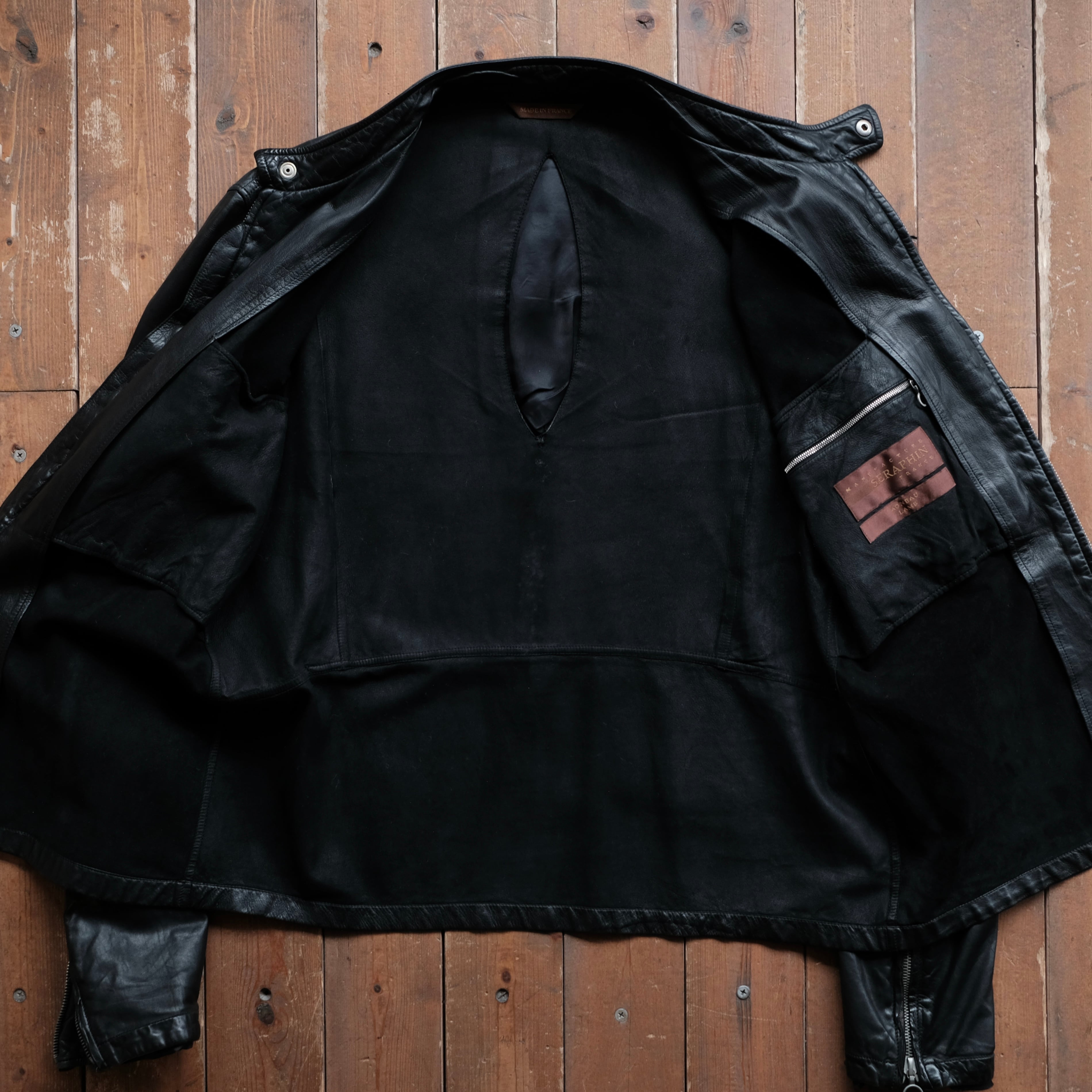 SERAPHIN LAMB SKIN 90s〜00s SINGLE RIDERS JACKET | safarionline
