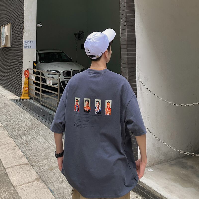 全3色 Tシャツ カットソー プリント カジュアル シンプル