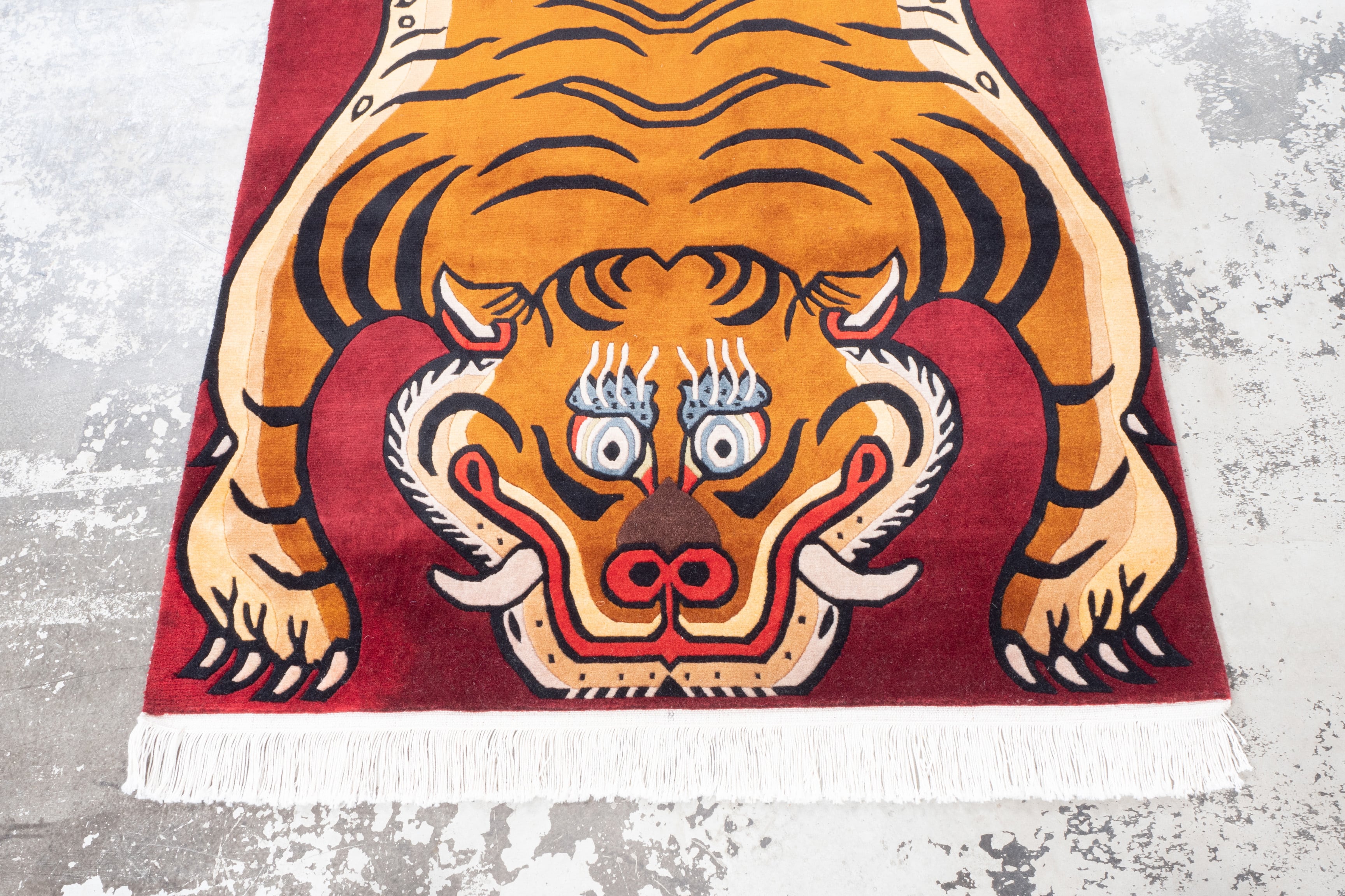 Tibetan Tiger Rug 《Lサイズ•プレミアムウール252》チベタンタイガー