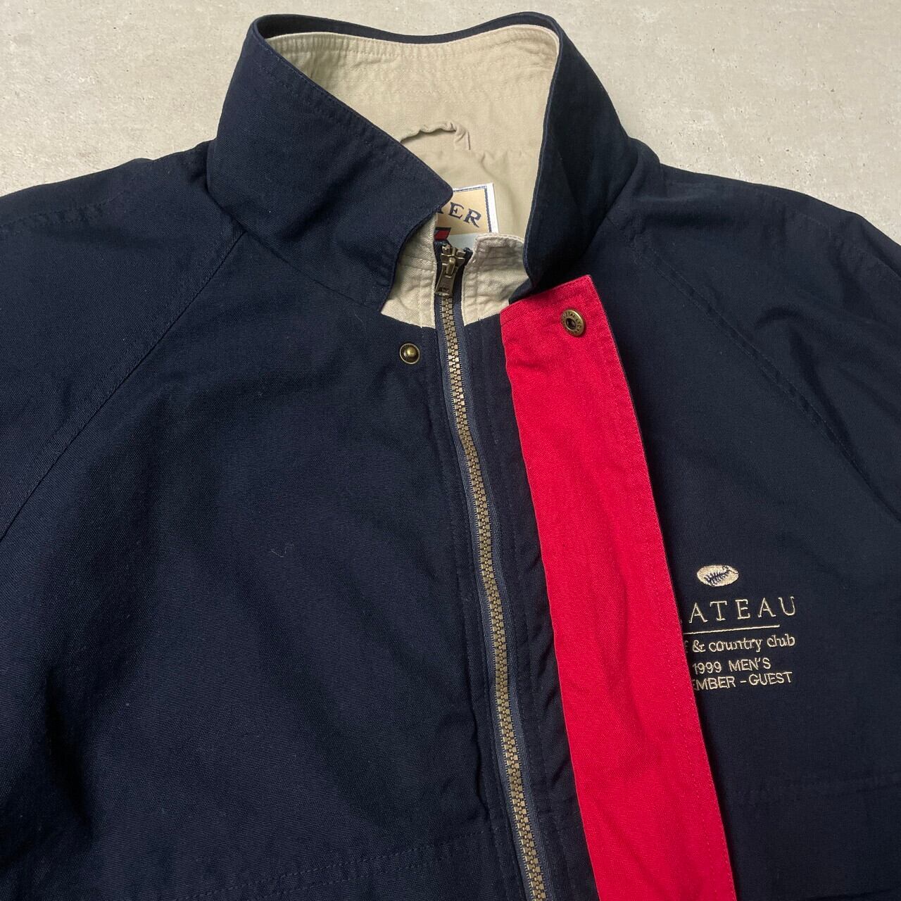 90年代 CUTTER&BUCK コットンジャケット ブルゾン golf メンズ2XL 古着