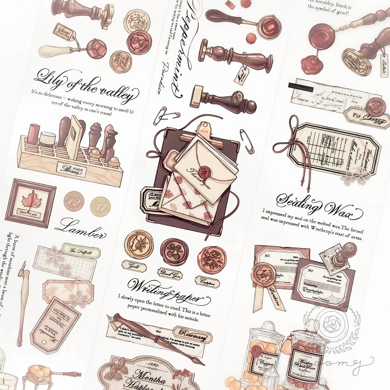 6枚入りシールシート The imprint of time<S576>