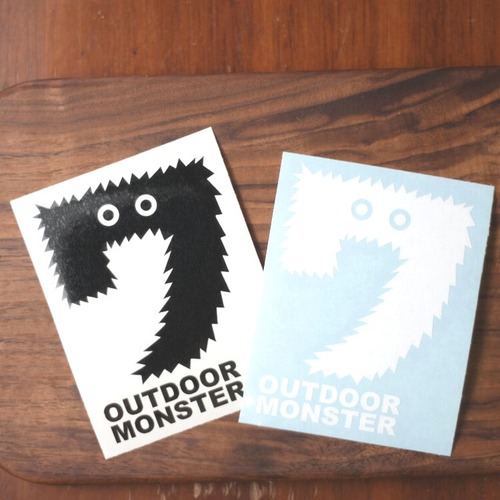 【What】の「ワ」の【OUTDOOR MONSTER】デカール