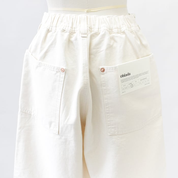 Oblada ハーフパンツ M2610PT03 ホワイト S Oblada オブラダ CALF SHORTS M2610PT03 2026春夏新作 [送料無料