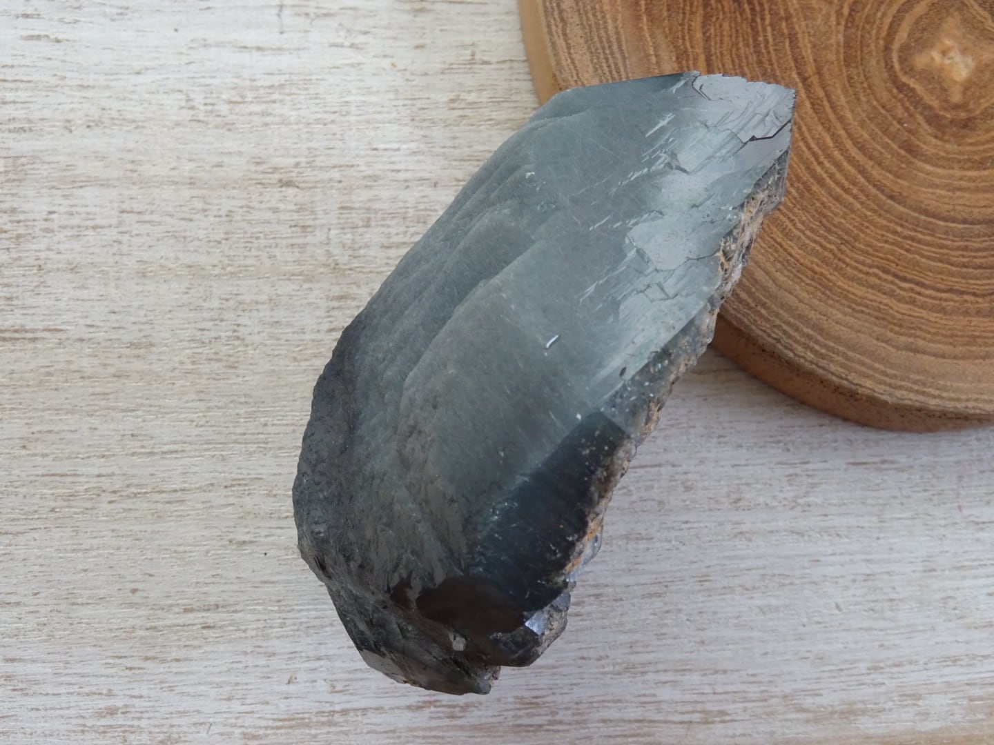 ザギマウンテンクォーツ、リーベカイトブルー＆アクチノライト