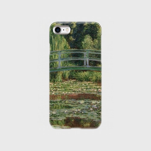 モネ「ジヴェルニーの日本の橋と睡蓮の池 1899」 スマホケース