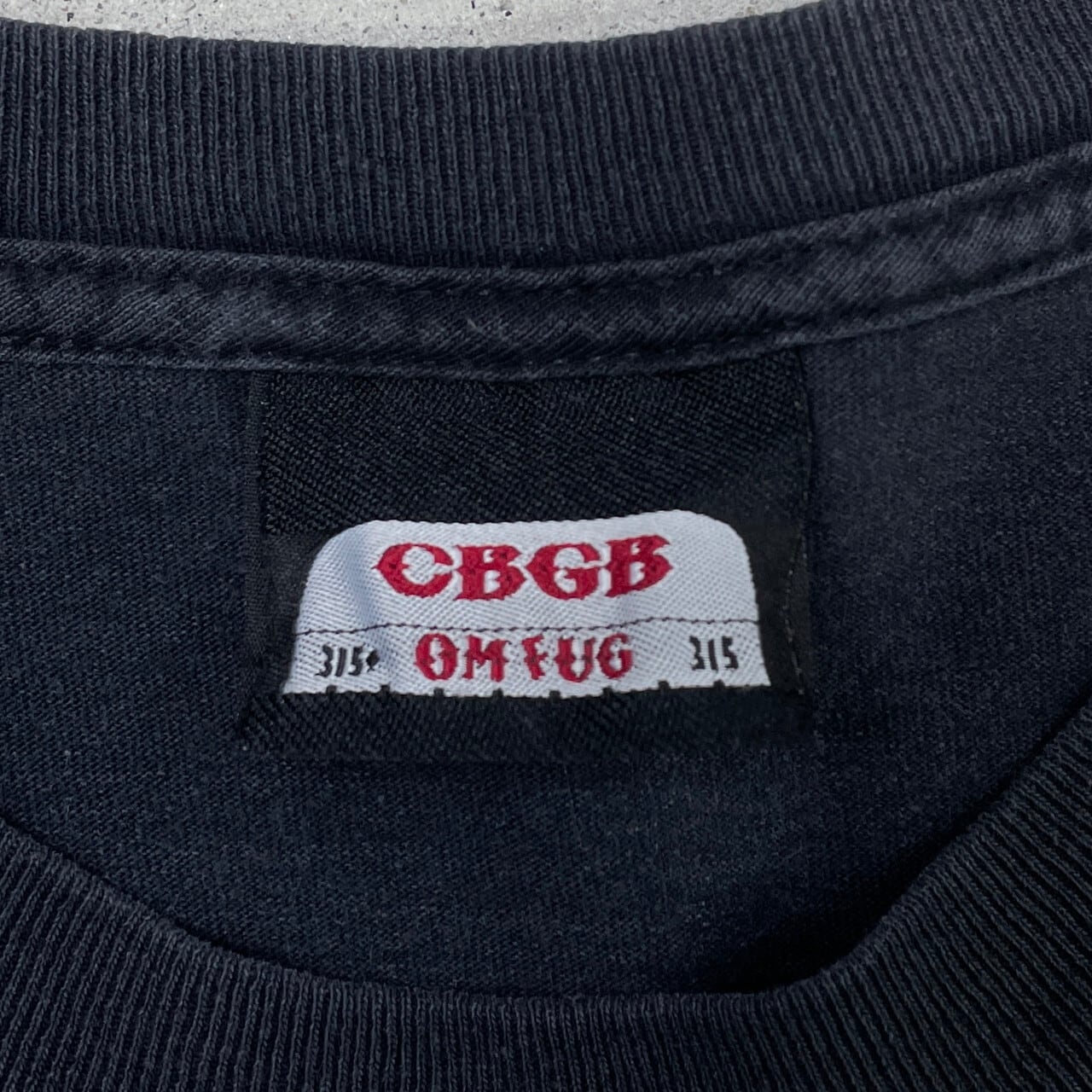 00年代 CBGB OMFUG ライブハウス プリントTシャツ メンズXL相当 古着