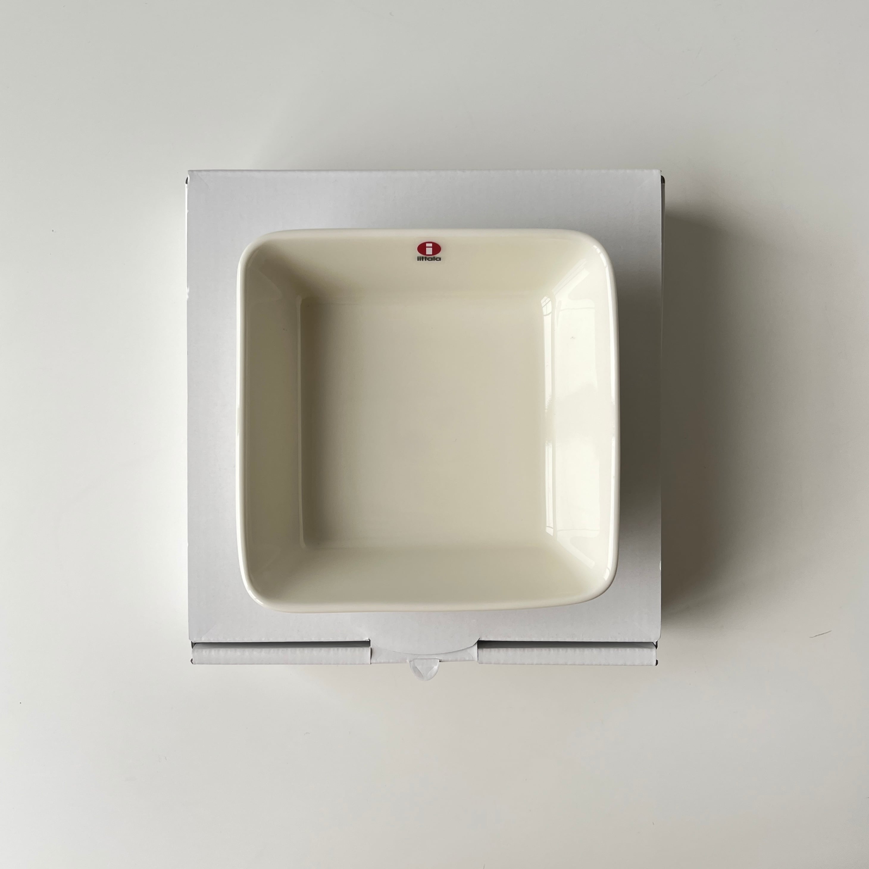 ティーマ スクエア 12cm ホワイト 4枚