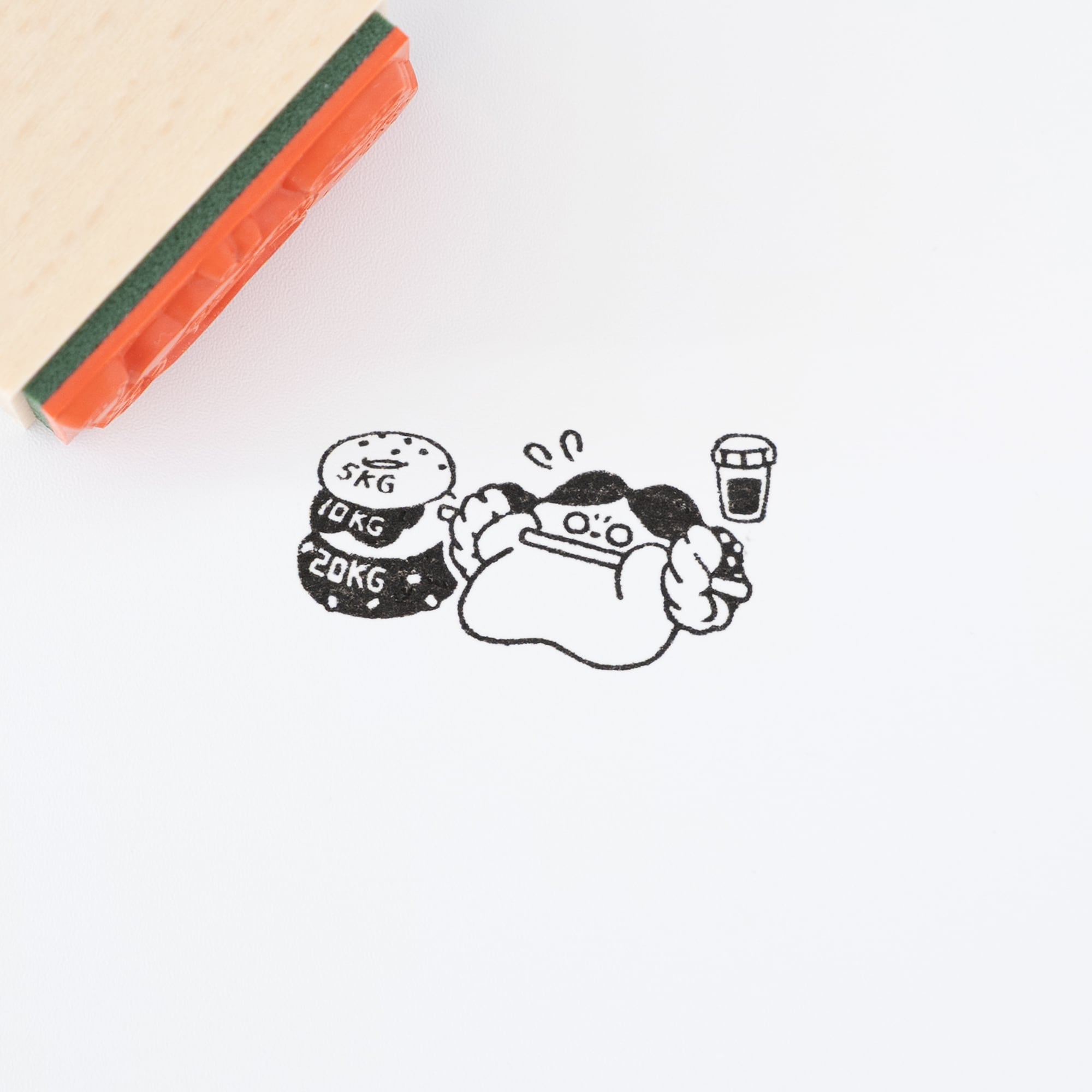 ドーナツ de 筋トレ | はんこ