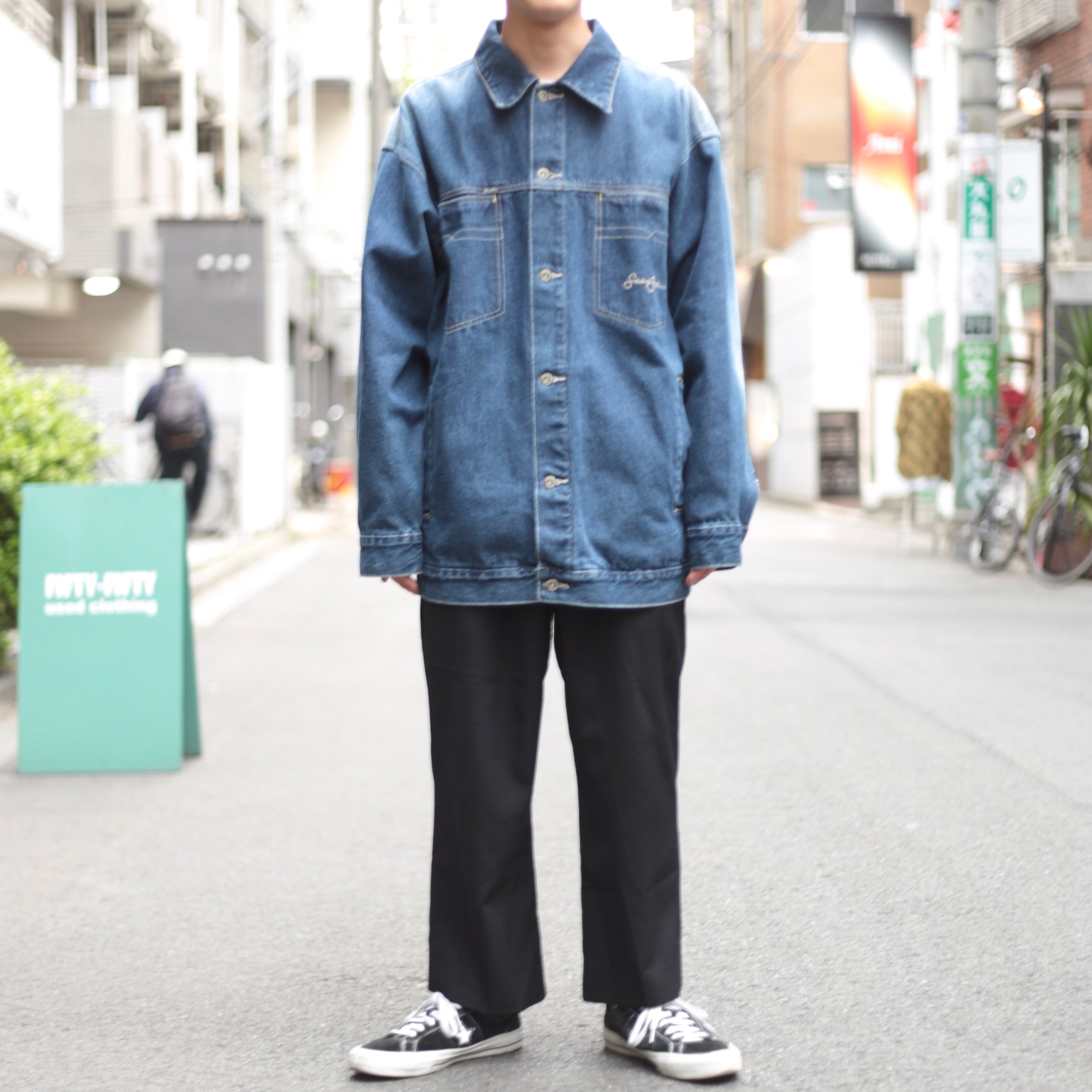 SEAN JOHN オーバーサイズ ブリーチ加工 デニムジャケット【FF-3435】 | cv