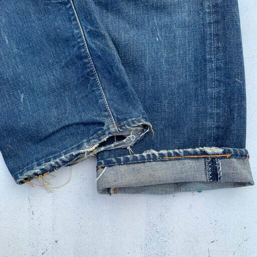 60's 70's LEVI'S 505 Big E デニム リーバイス 刻印5 並行ステッチ 脇