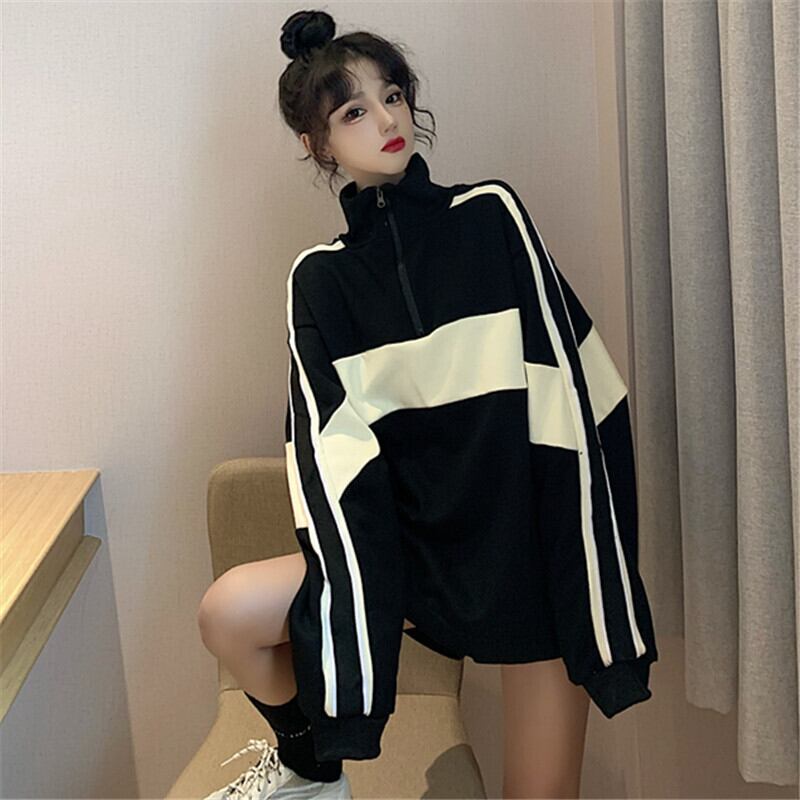 スタイルルーズカラーブラウス セーター オータム薄手プルオーバー ジャケット 秋物 ケッペル98432265536