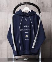 ◆パイピング デザイン パーカー◆ng-41225