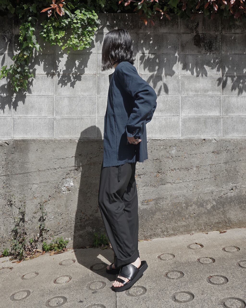 ASKYY / STRETCH LINEN JACKET / DEEP BLUE | ASKYY TOKYO FLAGSHIP ASKYY / STRETCH LINEN JACKET / DEEP BLUE | ASKYY TOKYO FLAGSHIP