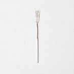 ［三輪 周太郎］17.銀製衣装付ディナーフォーク 18cm