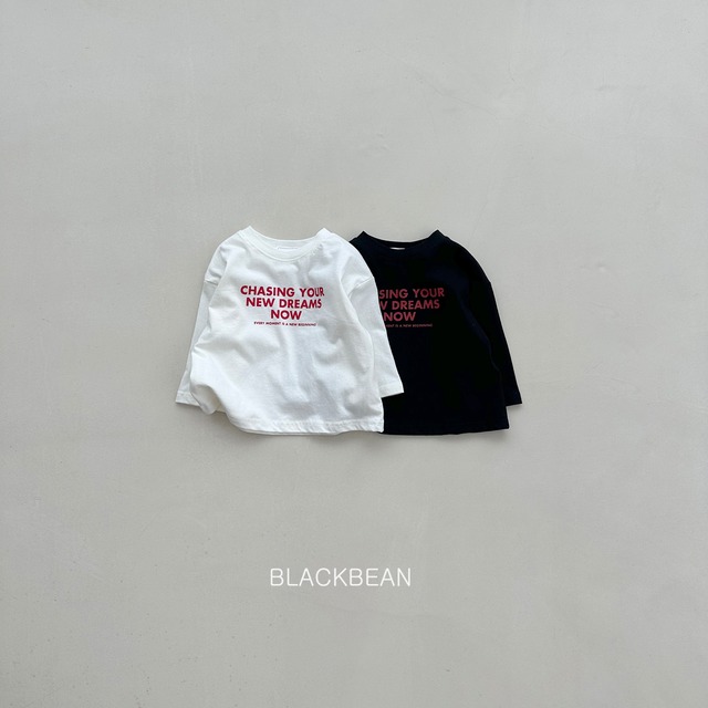 chasing tee【blackbean】※9月下旬〜10月上旬発送予定