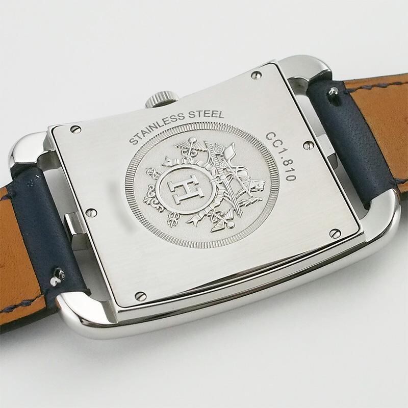 エルメス HERMES ケープコッド デイト クオーツ ネイビー B刻印(2023年