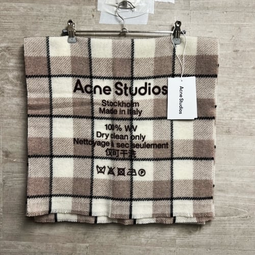 Acne Studios アクネストゥディオズ チェックマフラー size185×45  