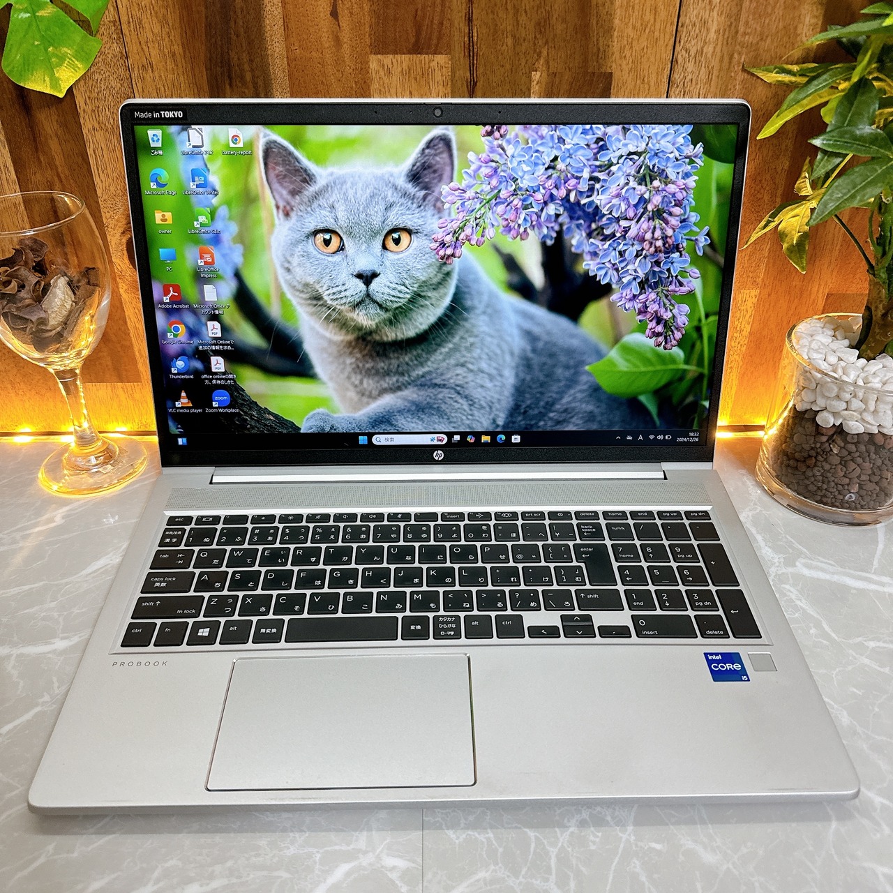 美品2021年式/HP ProBook 450 G8/i5第11世代/ SSD256GB/メモリ8GB/大型ノートパソコン