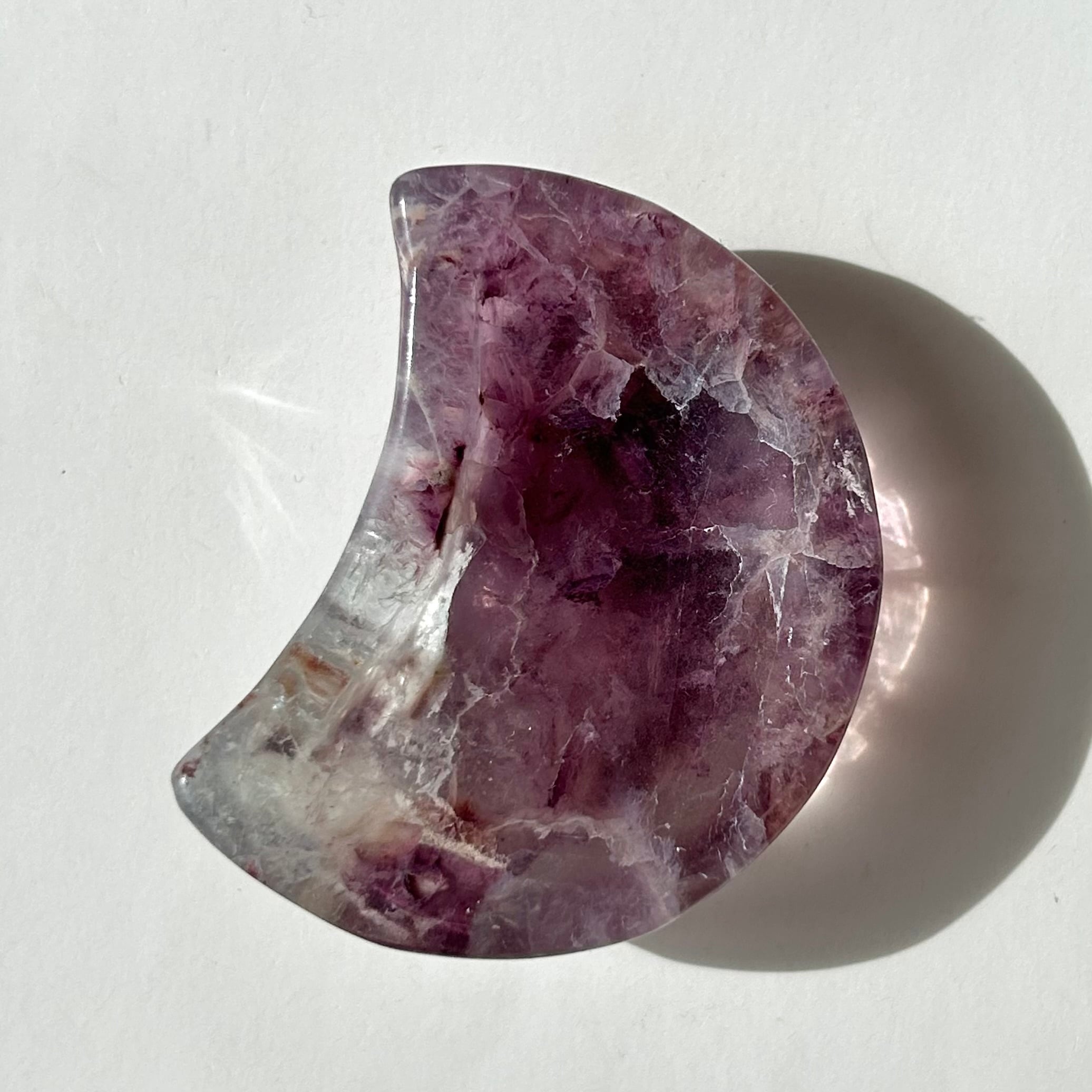 グリーンフローライト ダイヤモンドカット 虹入り天然石 | Pay ID