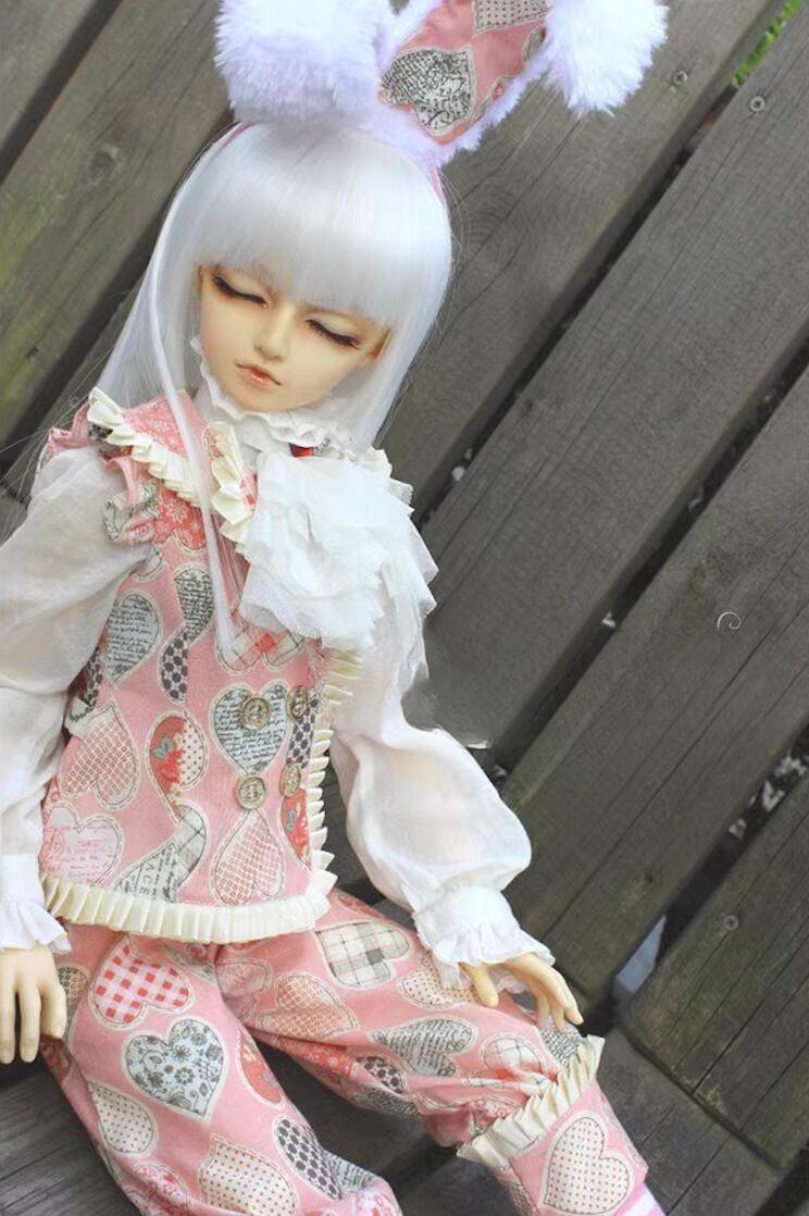 BJD/DD/SDドール服 スーパードルフィー うさぎコスチュームセット