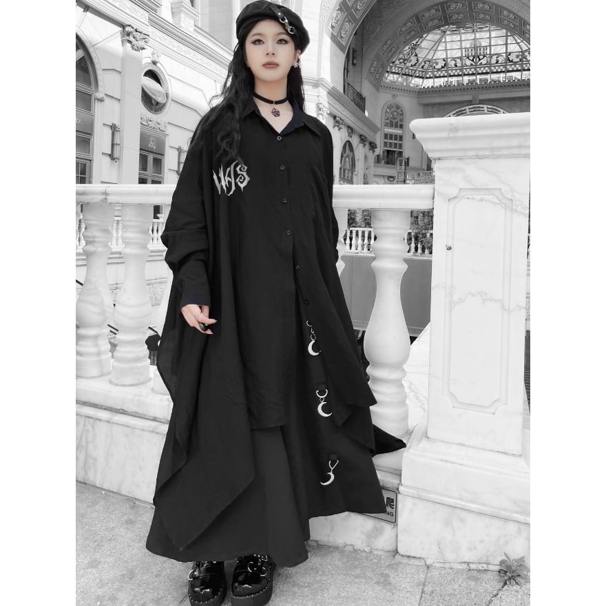 NO.62 黒 吊りスカート 単品 メルちゃん 服